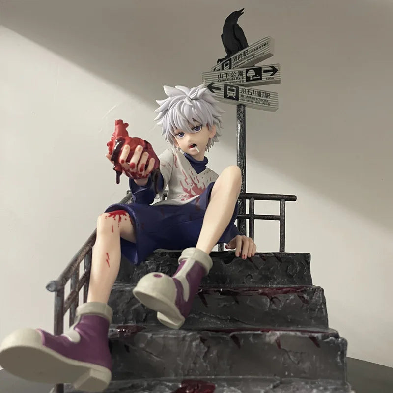 Killua Zoldyck Anime Figure, Hunter x Hunter Action Figurines 34 CM