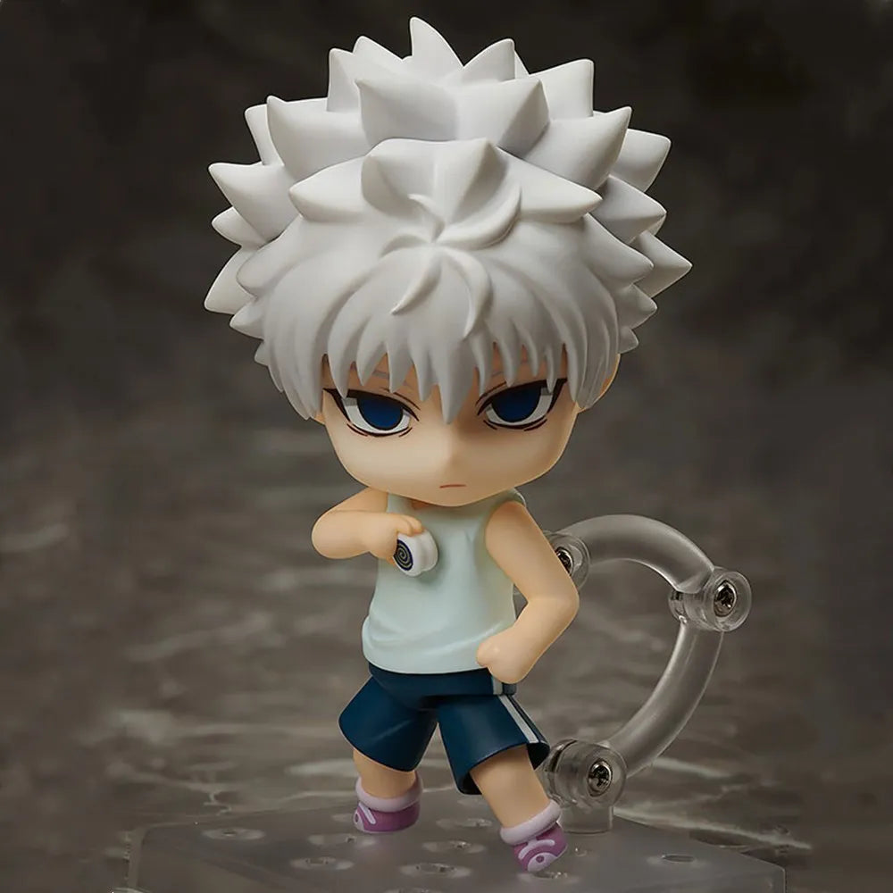 Cute Hunter X Hunter Anime Figurines, Kawaii Chibi Anime Figures, Chrollo Lucilfer, Kurapika, Gon Freeces. Killua Zoldyck PVC Action Toys 10 CM