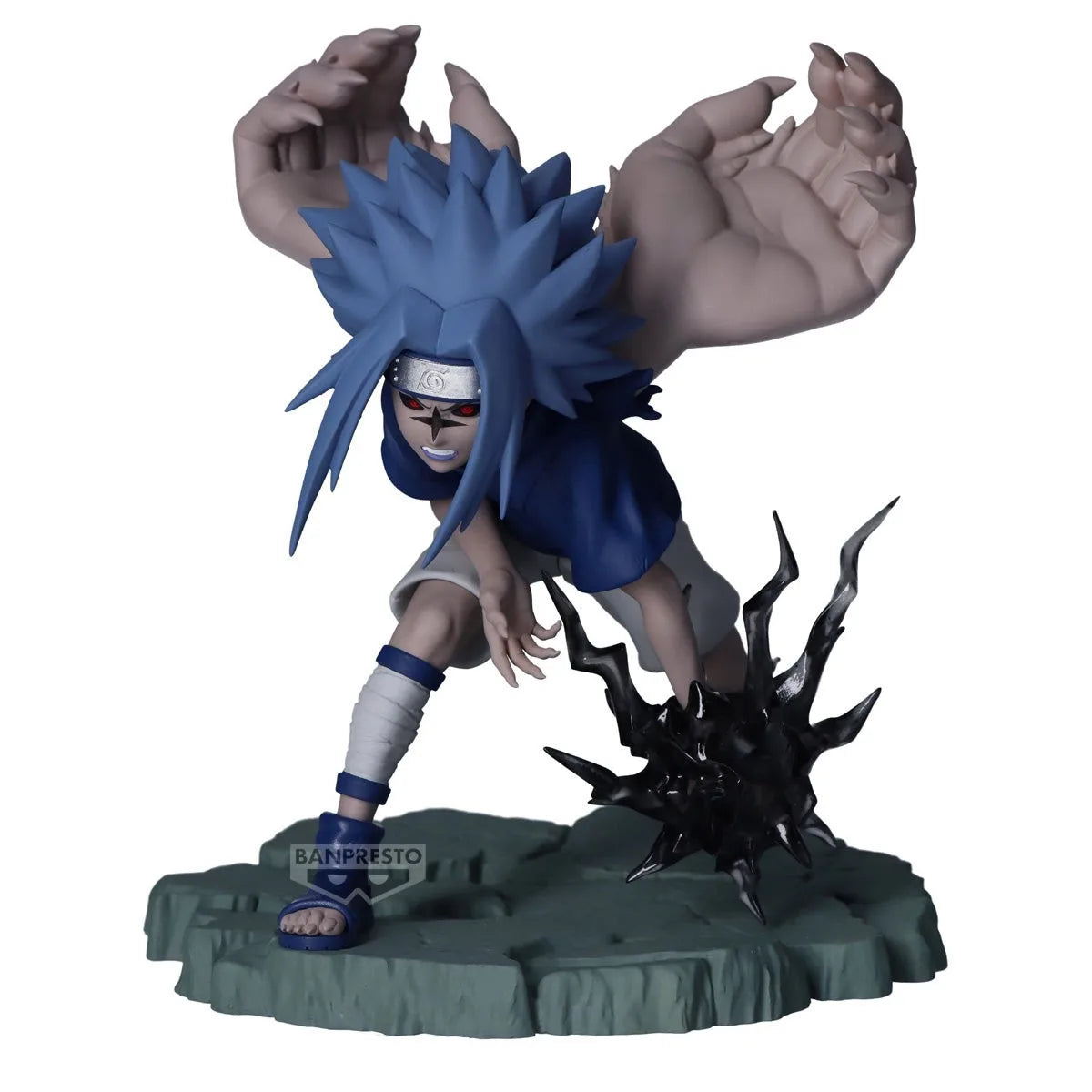Original BANPRESTO Uchiha Sasuke vs Uzumaki Naruto Anime Figures, Naruto Shippuden Action Figurines 9 CM