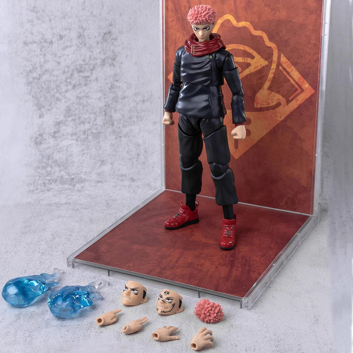 Itadori Yuji and Finger of Ryomen Sukuna Anime Figure, Jujutsu Kaisen JJK Collection Model Action Figurines 18 cm