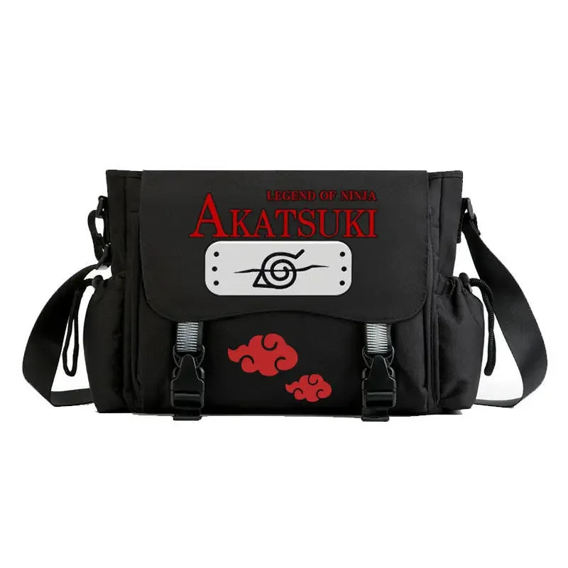 Naruto Shippuden Anime Backpack, Uzumaki Akatsuki School Students Schoolbag Leisure Computer Bag