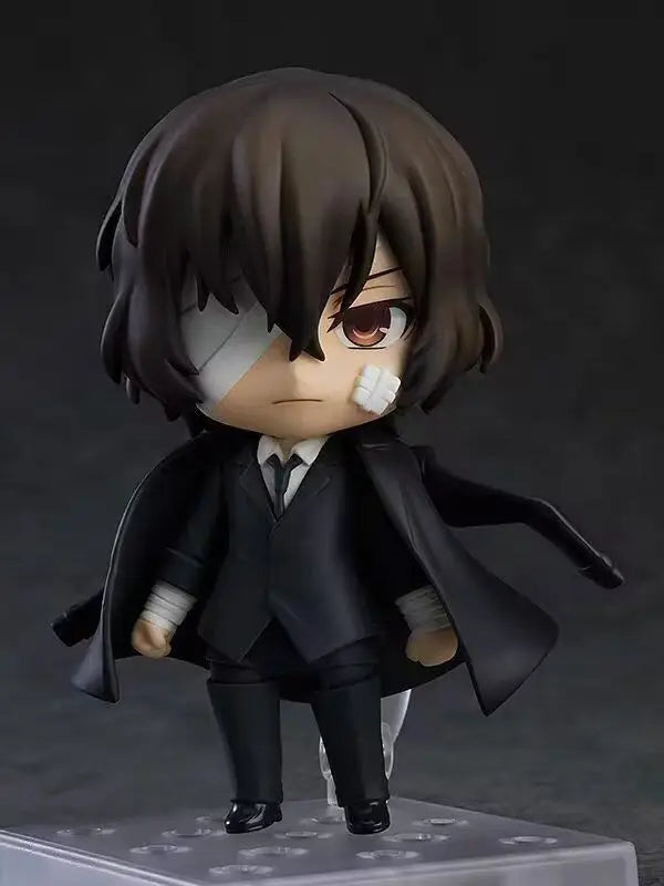 Action Figures Bungo Stray Dogs, Nakajima Atsushi, Dazai Osamu, Kawaii Chibi Cute Anime Figurines Collector 10 cm