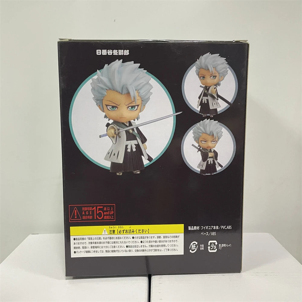 Bleach Kawaii Cute Mini Anime Figurines, Hitsugaya Toushirou, Ichigo Kurosaki, Chibi Figures 10cm