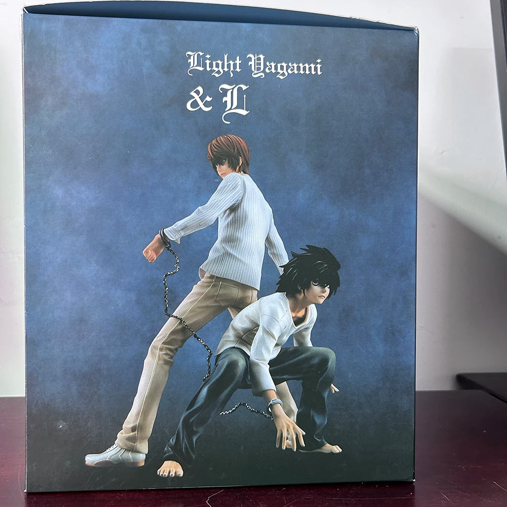 L Lawliet and Light Yagami Anime Figures, Death Note Action Figurines 24 CM