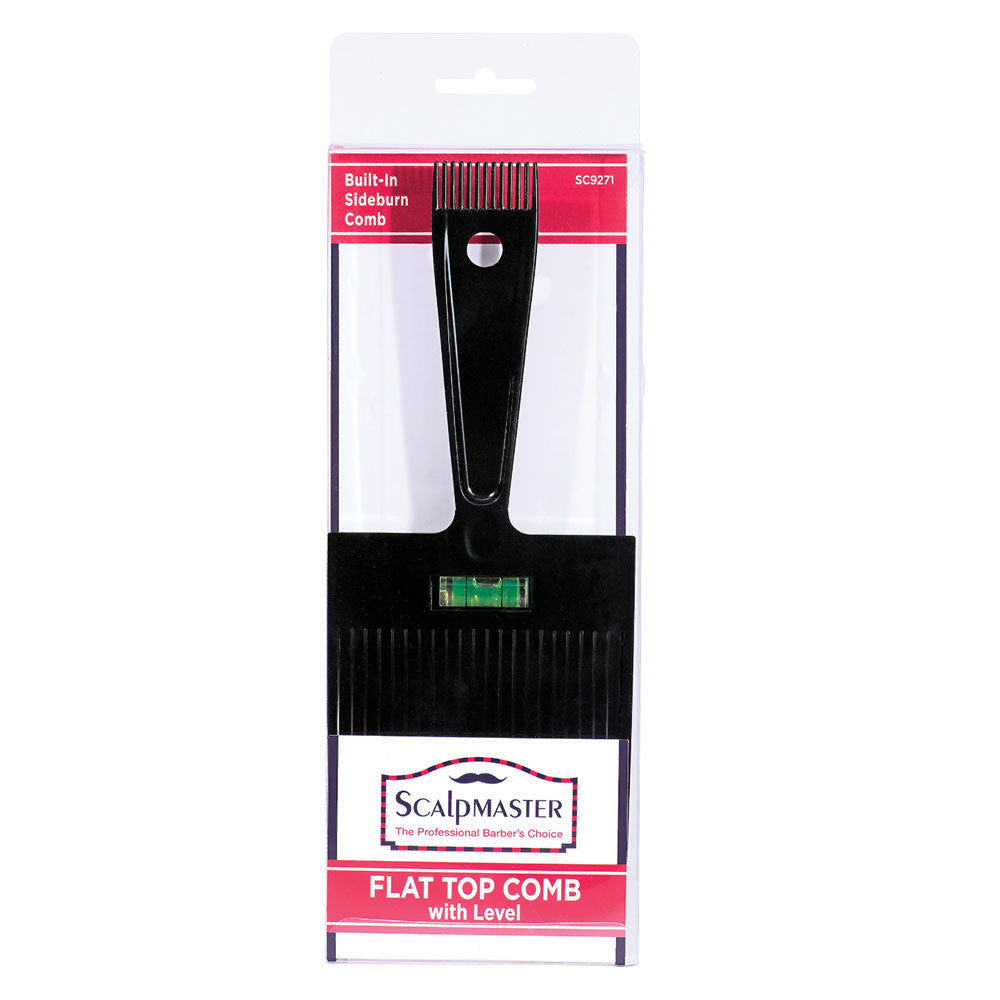 Scalpmaster 10-3/4" Flat Top Clipper Comb with Level