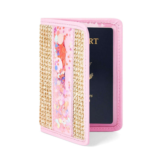 Woven Confetti Passport Holder Otarealm