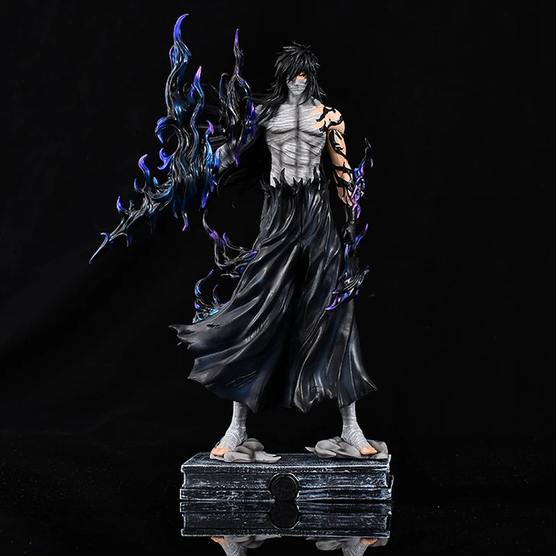 Final Getsuga Tensho Kurosaki Ichigo Anime Figurine, Tensa Zangetsu Bleach Action Figures Statues 33 CM