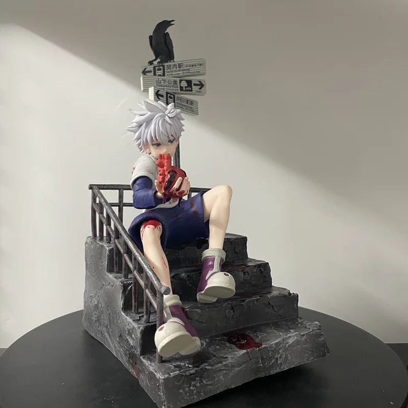 Killua Zoldyck Anime Figure, Hunter x Hunter Action Figurines 34 CM