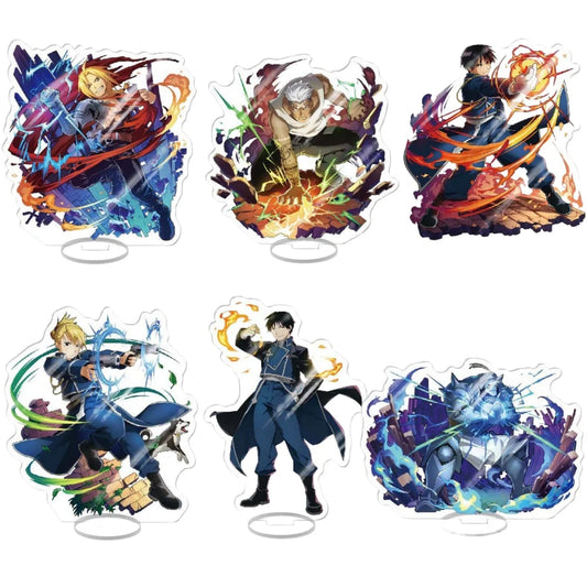 NEW Anime Fullmetal Alchemist Acrylic Stands Model Figure, Multiple Variations of Anime Acrylic Style Figurines 15 cm