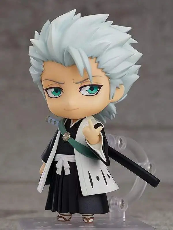 Bleach Kawaii Cute Mini Anime Figurines, Hitsugaya Toushirou, Ichigo Kurosaki, Chibi Figures 10cm