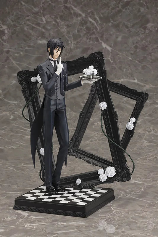 Ciel Phantomhive and Sebastian Michaelis Anime Figure, Black Butler Action Figurines