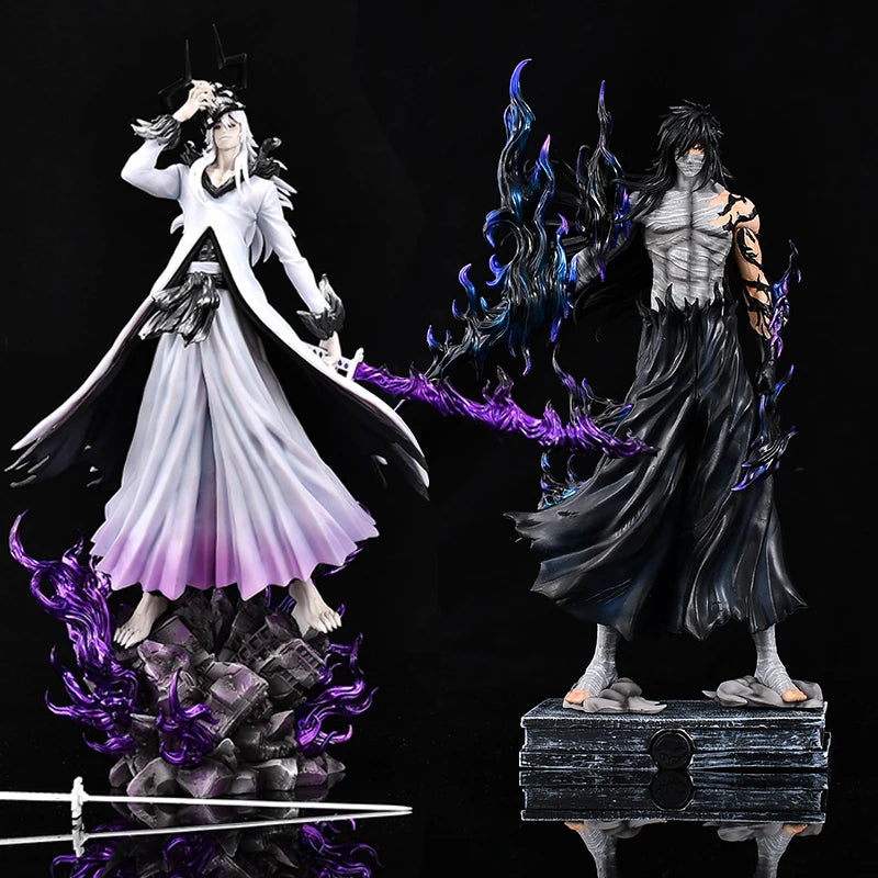Final Getsuga Tensho Kurosaki Ichigo Anime Figurine, Tensa Zangetsu Bleach Action Figures Statues 33 CM