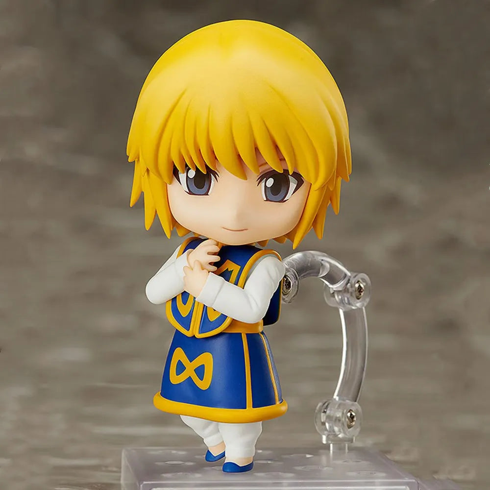 Cute Hunter X Hunter Anime Figurines, Kawaii Chibi Anime Figures, Chrollo Lucilfer, Kurapika, Gon Freeces. Killua Zoldyck PVC Action Toys 10 CM