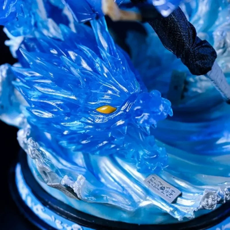 Senju Tobirama LED Anime Figurine, Water Dragon Jutsu Naruto Shippuden Figures Collection 43 cm