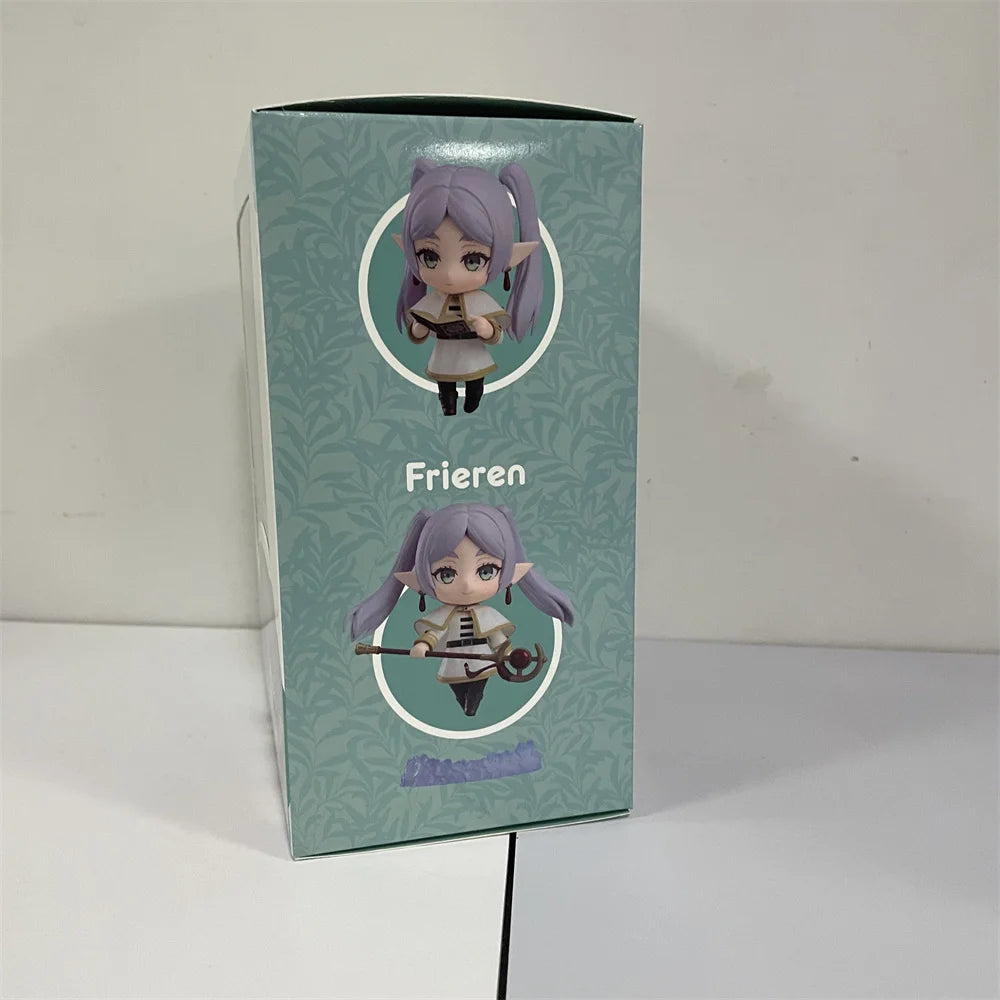 Kawaii Chibi Anime Figure Frieren: Beyond Journey's End Frieren Action Figures Cute Toys for Collector 10 CM