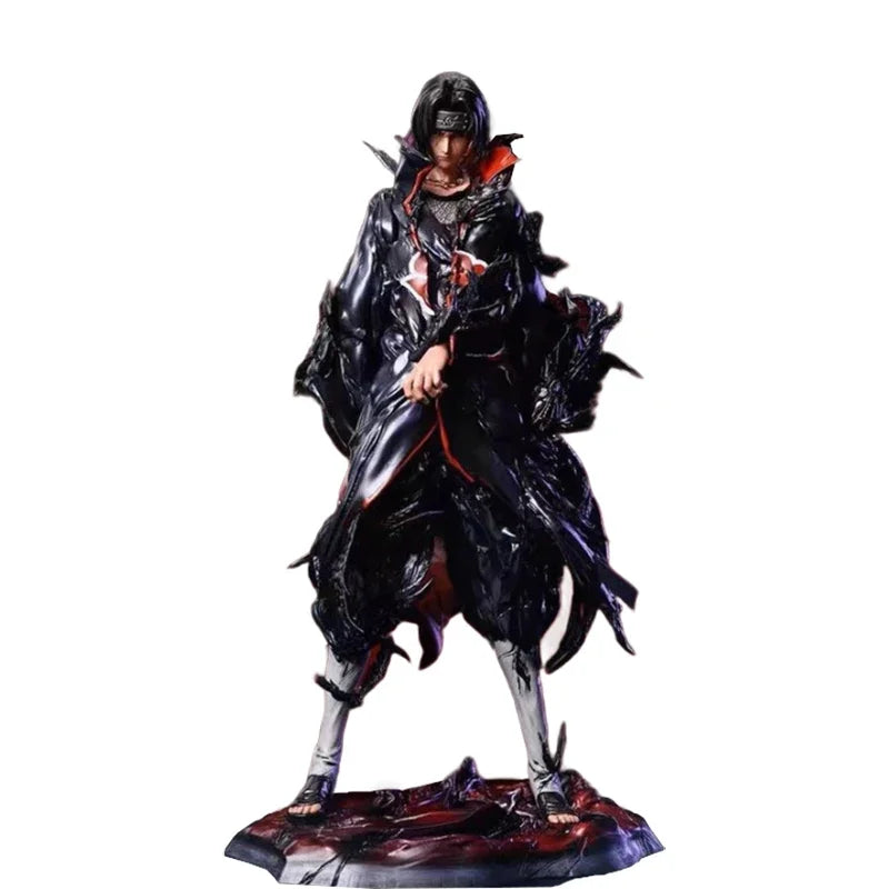 Itachi Uchiha Tsukuyomi Crows Anime Figure, Naruto Shippuden Action Figurines 26 CM
