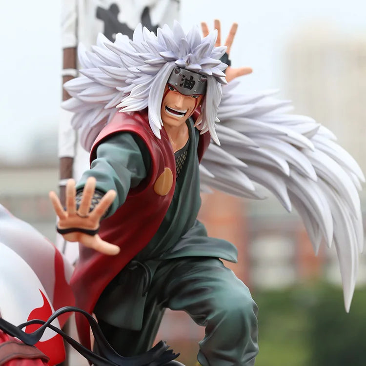 Jiraiya Minato and Naruto Anime Figurines, NARUTO SHIPPUDEN Figures Master and Apprentice Figure 41cm