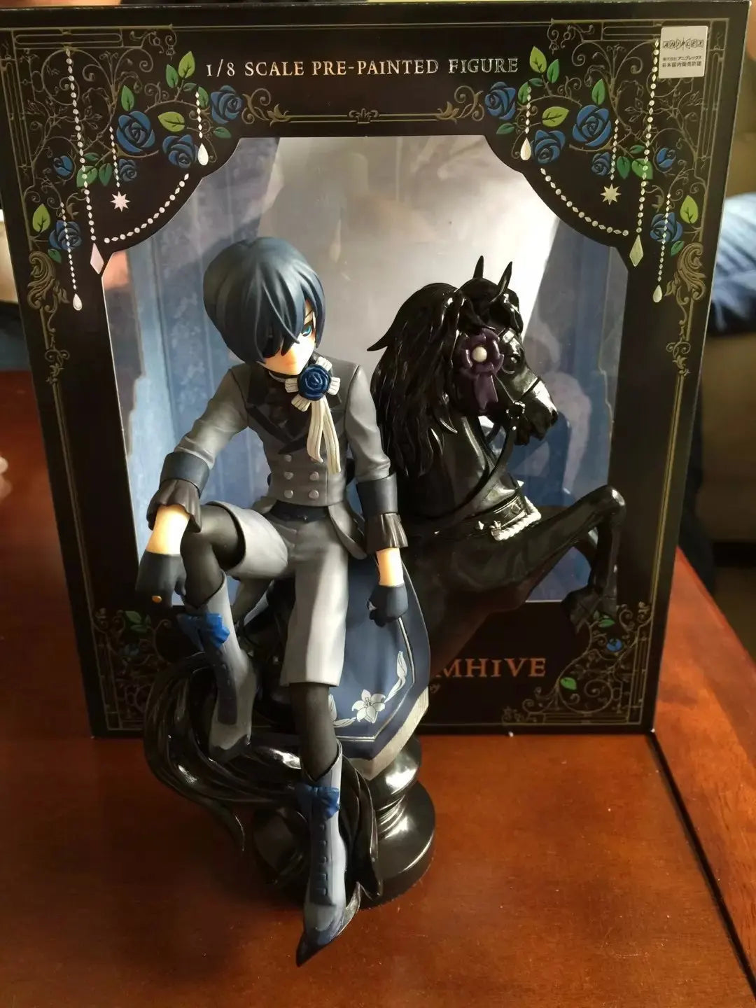 Ciel Phantomhive and Sebastian Michaelis Anime Figure, Black Butler Action Figurines