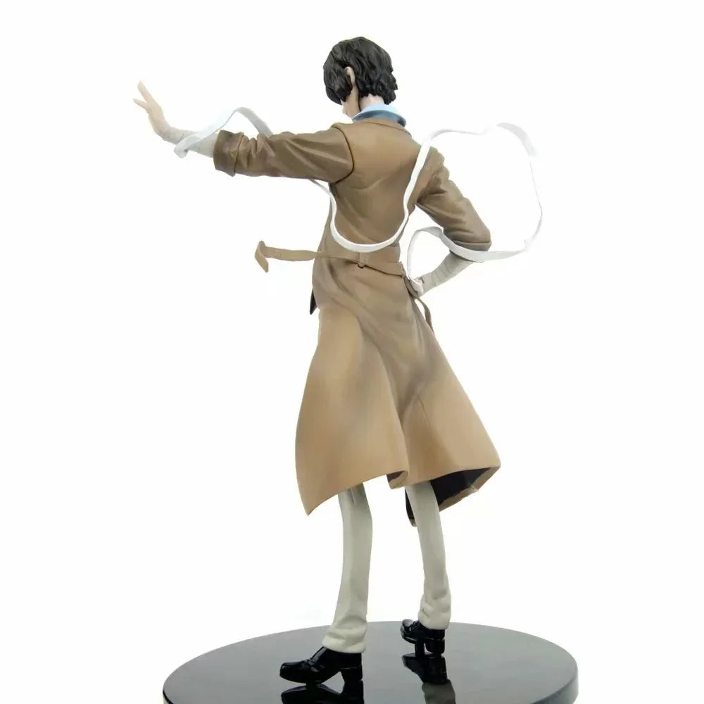 Dazai Osamu Anime Figurine, Bungo Stray Dogs Anime Figures PVC Action Toy Statue 26 cm