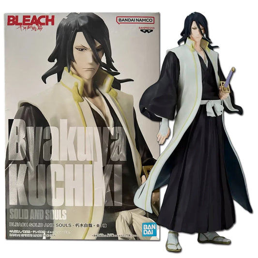 Kuchiki Byakuya Anime Figure, Bleach Gotei 13 Sixth Division Captain Action Figurines 17 CM