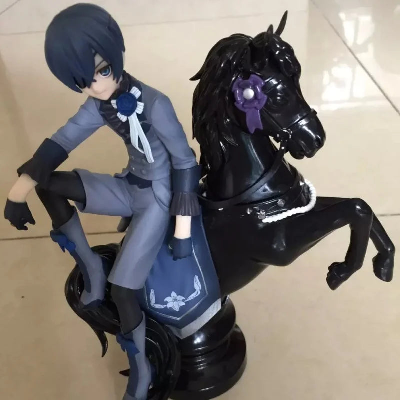 Ciel Phantomhive and Sebastian Michaelis Anime Figure, Black Butler Action Figurines