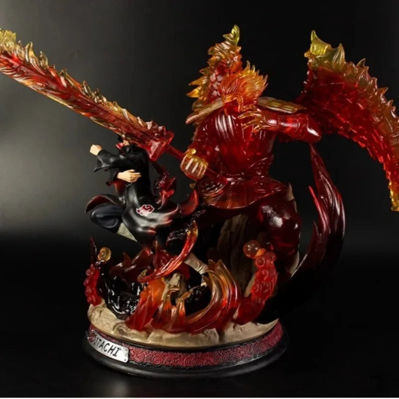 Susanoo Uchiha Itachi LED Anime Figurine, Naruto Shippuden Figures Collections 36 cm