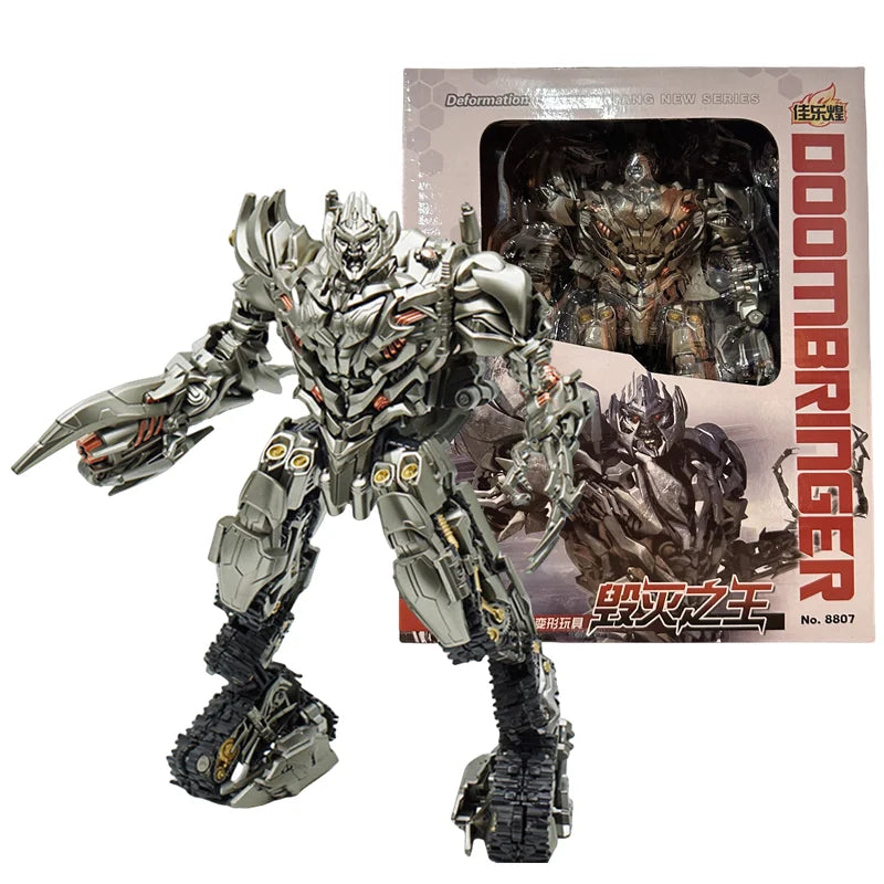 Megatron Action Figure, Transformers Tank Transformation Galvatron Anime Figurines Decepticon