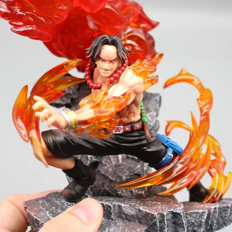 Fire Fist Portgas D. Ace Anime Figurine, One Piece Figures PVC Statue 18 CM
