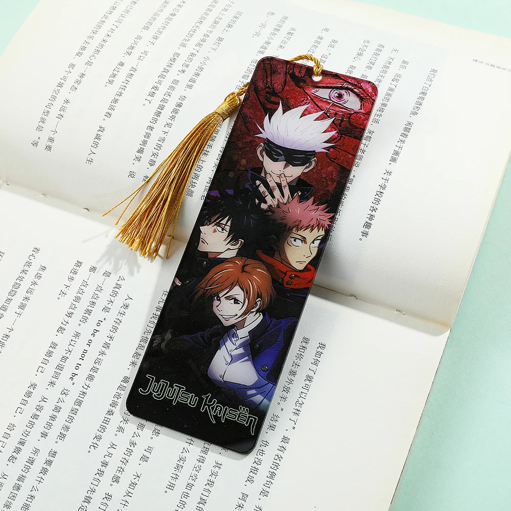 Jujutsu Kaisen Anime Acrylic Bookmark, JJK Souvenir Readings Stationery
