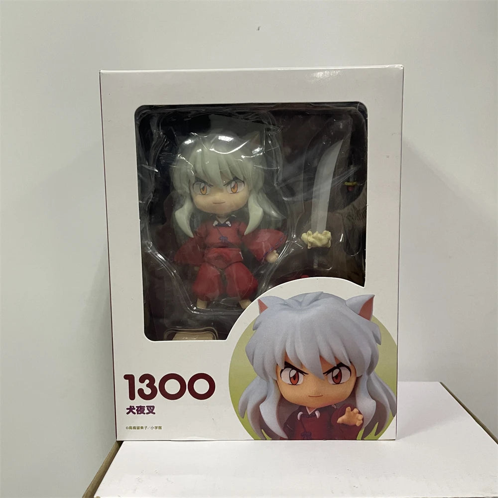 Cute Inuyasha and Sesshoumaru Anime FIgurines, Kawaii Chibi Action Figures PVC Cute Toys 10 cm
