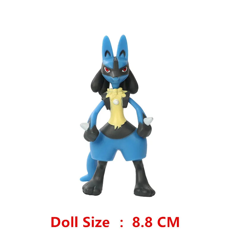 Pokemon Anime Figures Pikachu Mewtwo Charmander Blastoise Gurado Pet Action Model Toy Gifts 4-13 CM
