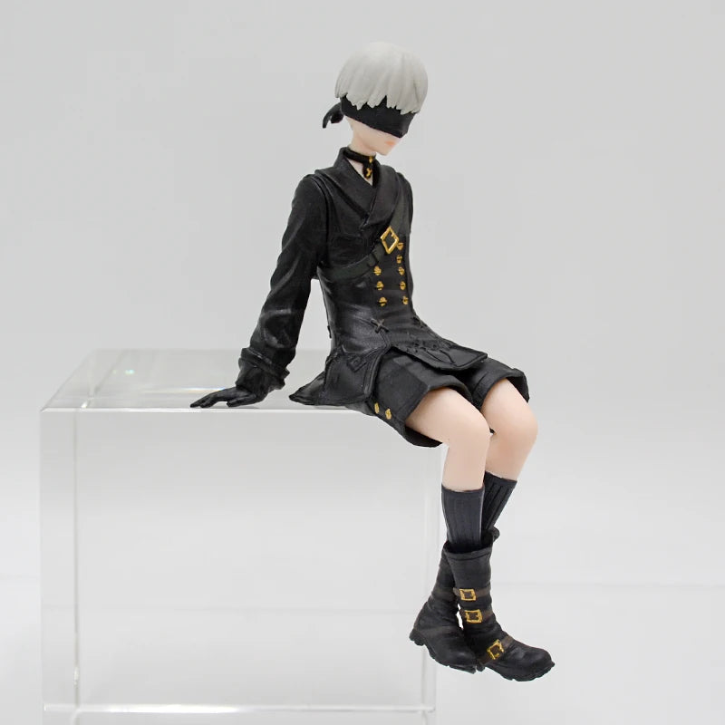 NieR:Automata Action Figures - YoRHa No.2 Type B (2B), 9S, and A2 - 15 CM Collectible Figurines