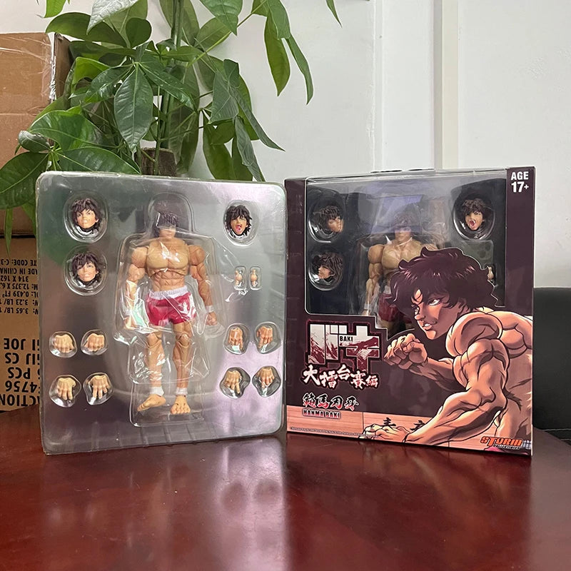 Hanma Yujiro and Baki Hanma Action Figure, Baki The Grappler Anime Figurines Son Of Ogre