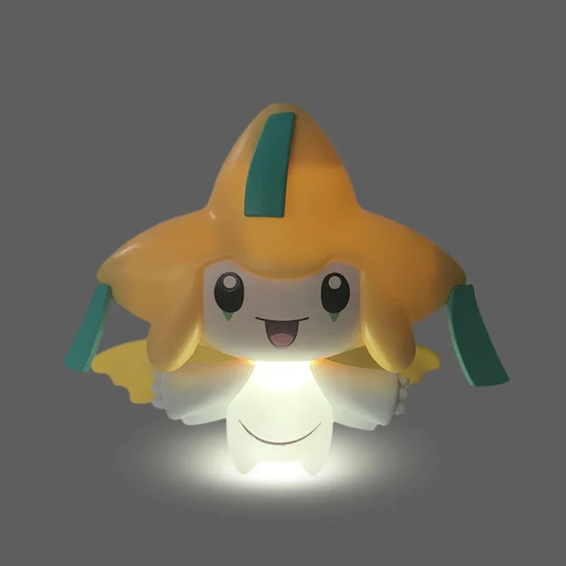 Pokemon Night Light Anime Dolls, Pikachu Eevee Jirachi Bulbasaur Psyduck Bedroom Bedside LED Lights Room Decor Kids Toys