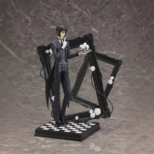 Ciel Phantomhive and Sebastian Michaelis Anime Figure, Black Butler Action Figurines