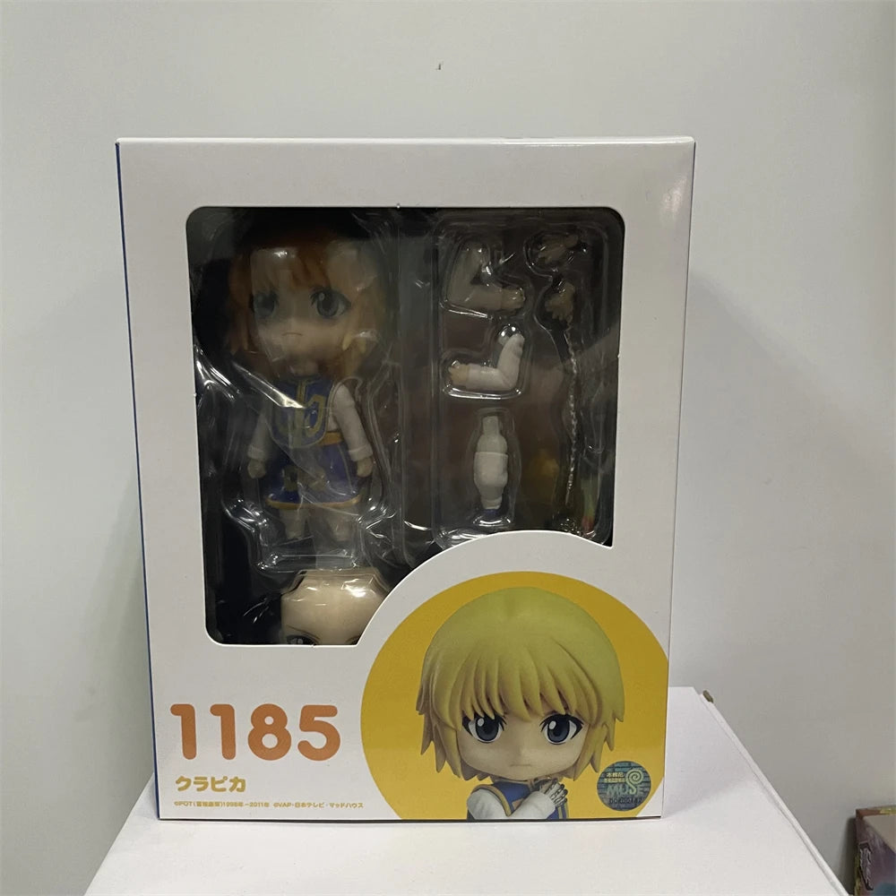 Cute Hunter X Hunter Anime Figurines, Kawaii Chibi Anime Figures, Chrollo Lucilfer, Kurapika, Gon Freeces. Killua Zoldyck PVC Action Toys 10 CM