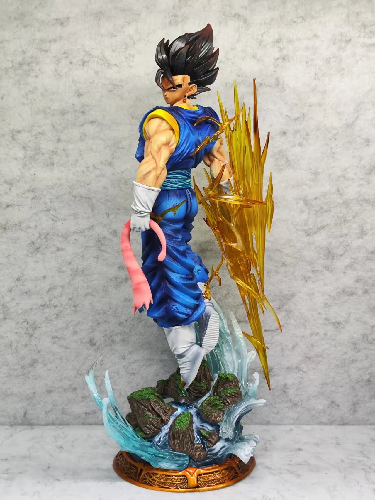 Super Saiyan Blue Vegito LED Anime Figure, Dragon Ball Z Anime Figures 3 or 4 heads PVC Statue