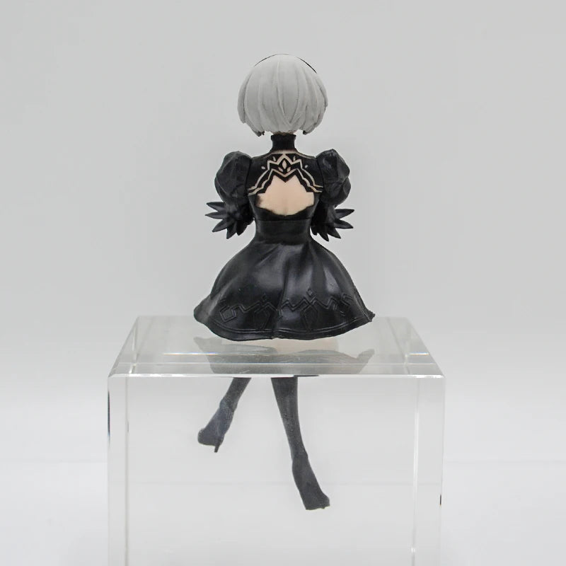 NieR:Automata Action Figures - YoRHa No.2 Type B (2B), 9S, and A2 - 15 CM Collectible Figurines