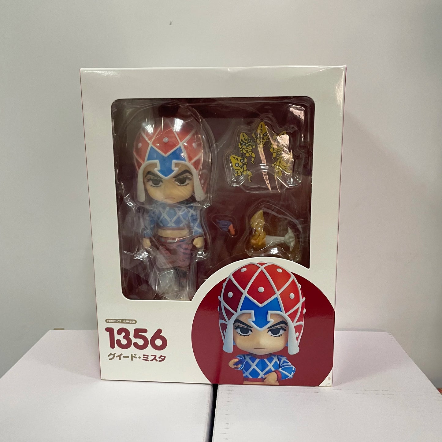 CUTE JOJO's Bizarre Adventure Anime Figures, Kawaii Chibi Guido Mista, Risotto Nero, Kars, Kujo Jotaro Action Figure PVC Toys Doll 10 cm