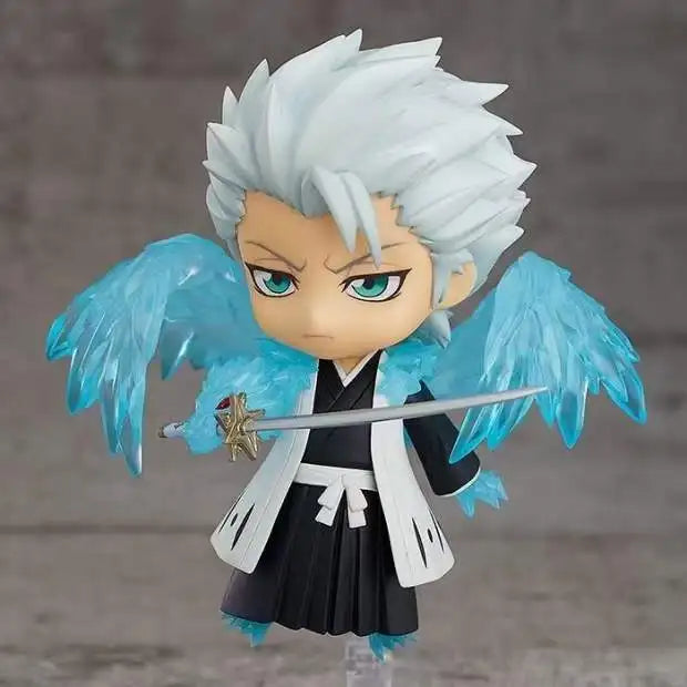 Bleach Kawaii Cute Mini Anime Figurines, Hitsugaya Toushirou, Ichigo Kurosaki, Chibi Figures 10cm