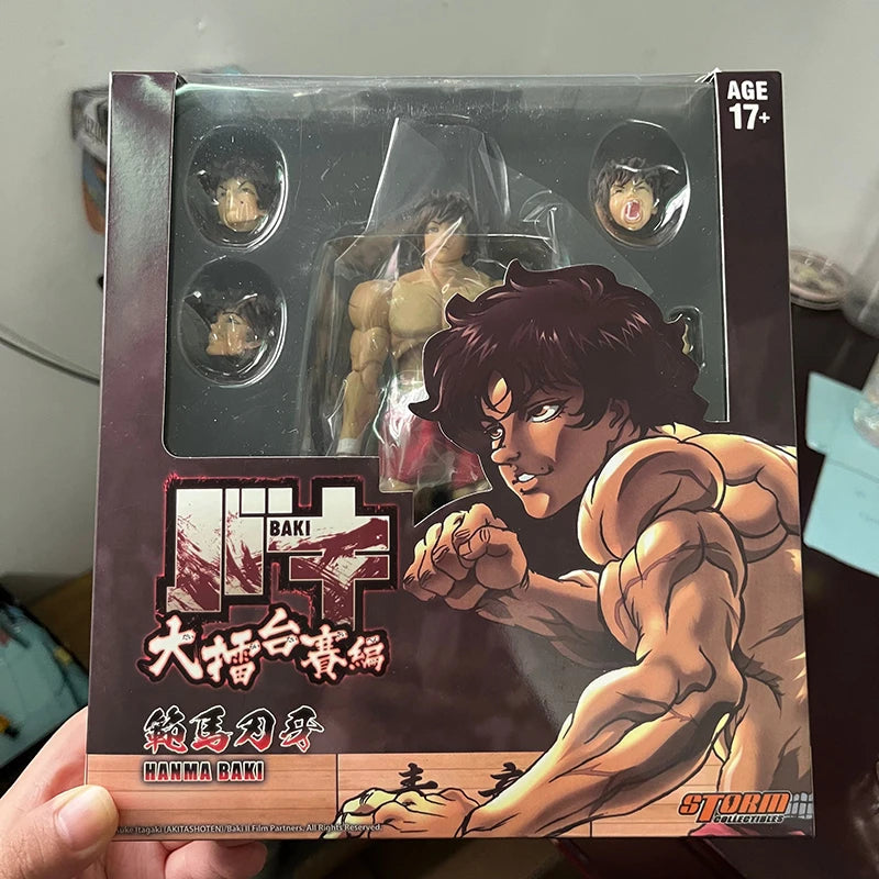Hanma Yujiro and Baki Hanma Action Figure, Baki The Grappler Anime Figurines Son Of Ogre