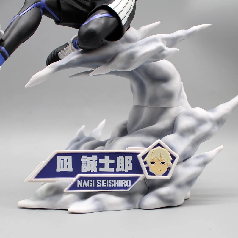 Nagi Seishiro Blue Lock Figures, Anime Figurines Soccer Football Collection Statue Decor 21 cm