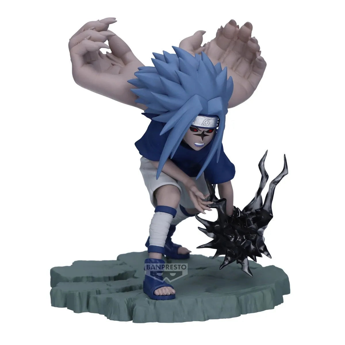 Original BANPRESTO Uchiha Sasuke vs Uzumaki Naruto Anime Figures, Naruto Shippuden Action Figurines 9 CM
