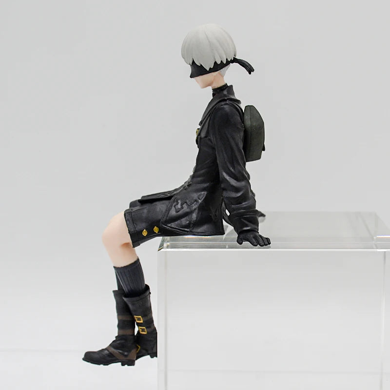 NieR:Automata Action Figures - YoRHa No.2 Type B (2B), 9S, and A2 - 15 CM Collectible Figurines