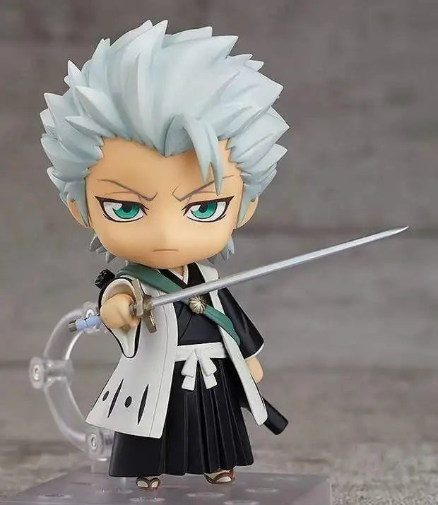 Bleach Kawaii Cute Mini Anime Figurines, Hitsugaya Toushirou, Ichigo Kurosaki, Chibi Figures 10cm