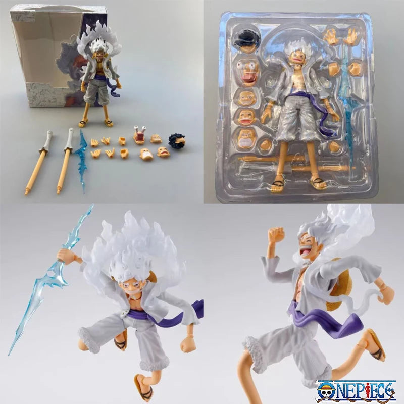 One Piece Monkey D. Luffy Anime Figure Gear Fifth Sun God Nika Luffy Action Figurines 16 CM