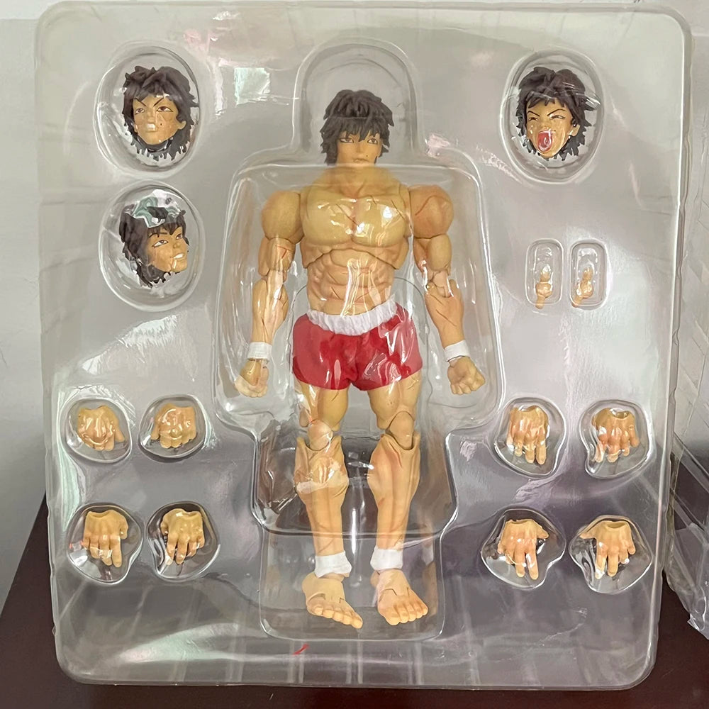 Hanma Yujiro and Baki Hanma Action Figure, Baki The Grappler Anime Figurines Son Of Ogre