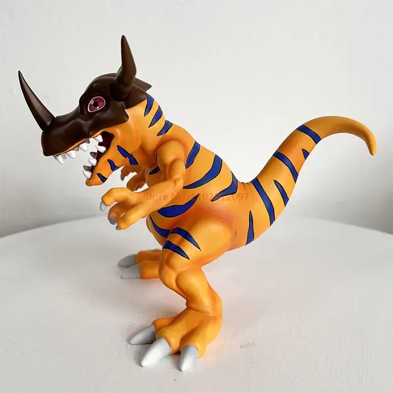 Greymon and Agumon Anime Figures, Digimon Gk Figurines Action Collectible Model Toys 12cm