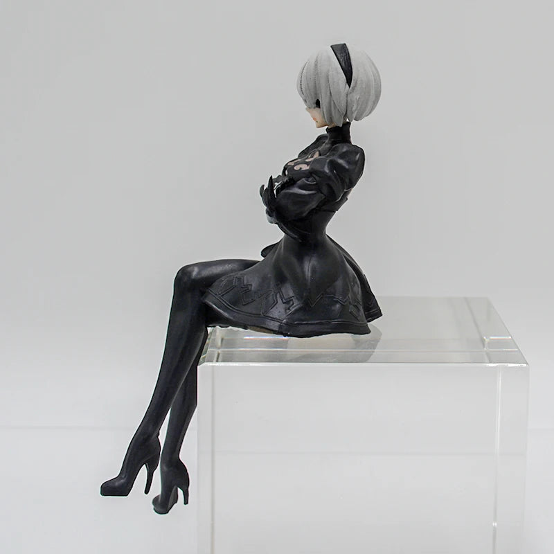 NieR:Automata Action Figures - YoRHa No.2 Type B (2B), 9S, and A2 - 15 CM Collectible Figurines