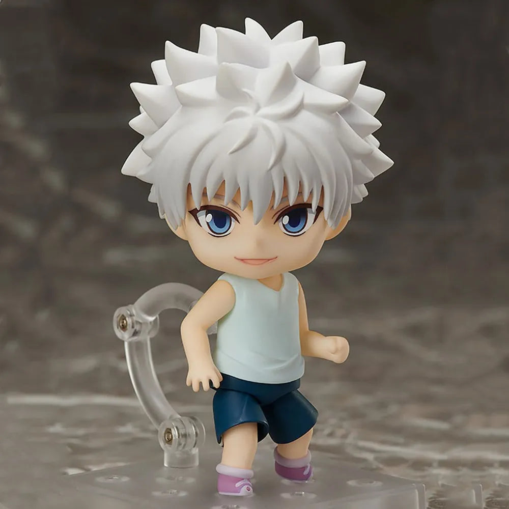 Cute Hunter X Hunter Anime Figurines, Kawaii Chibi Anime Figures, Chrollo Lucilfer, Kurapika, Gon Freeces. Killua Zoldyck PVC Action Toys 10 CM